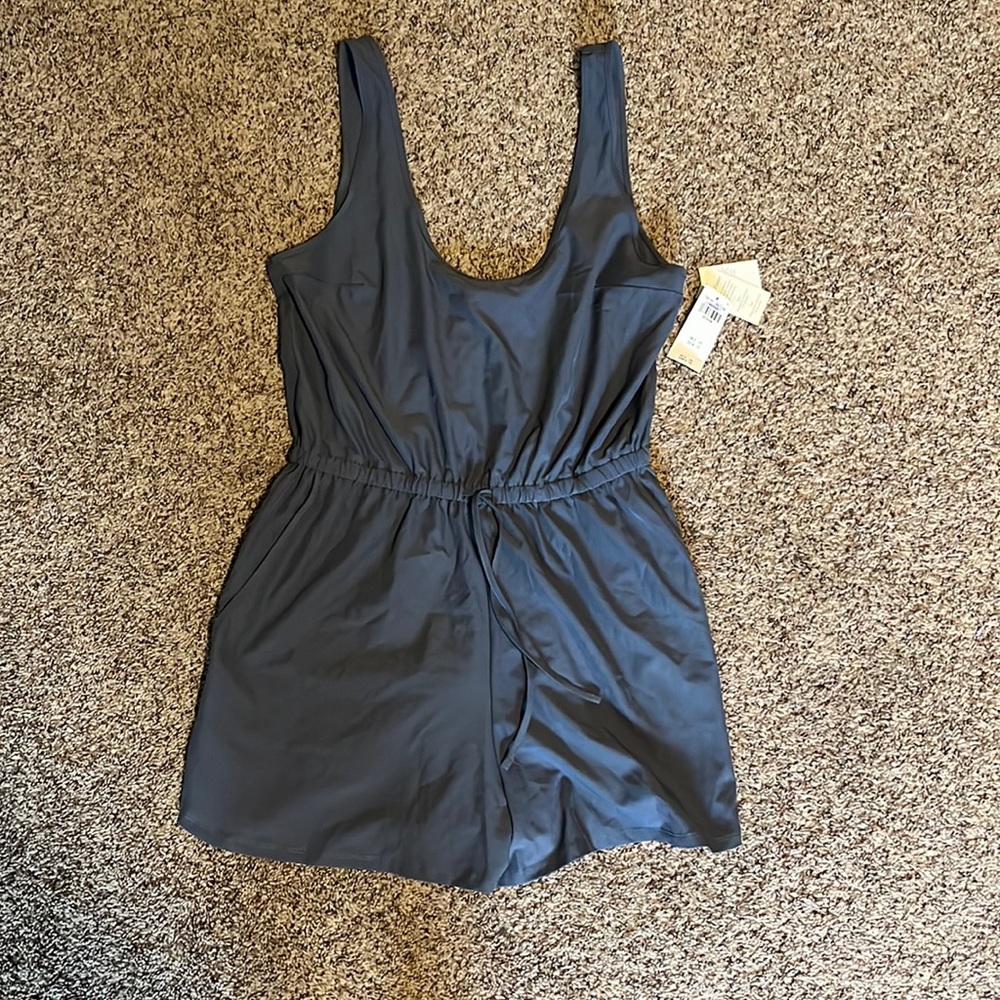 Abercrombie & Fitch Romper with pockets and drawstring